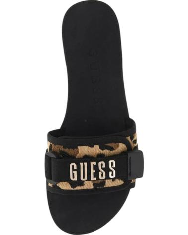 GUESS CHANCLAS ELIZE5 EN COLOR PARA MUJER NEGRO