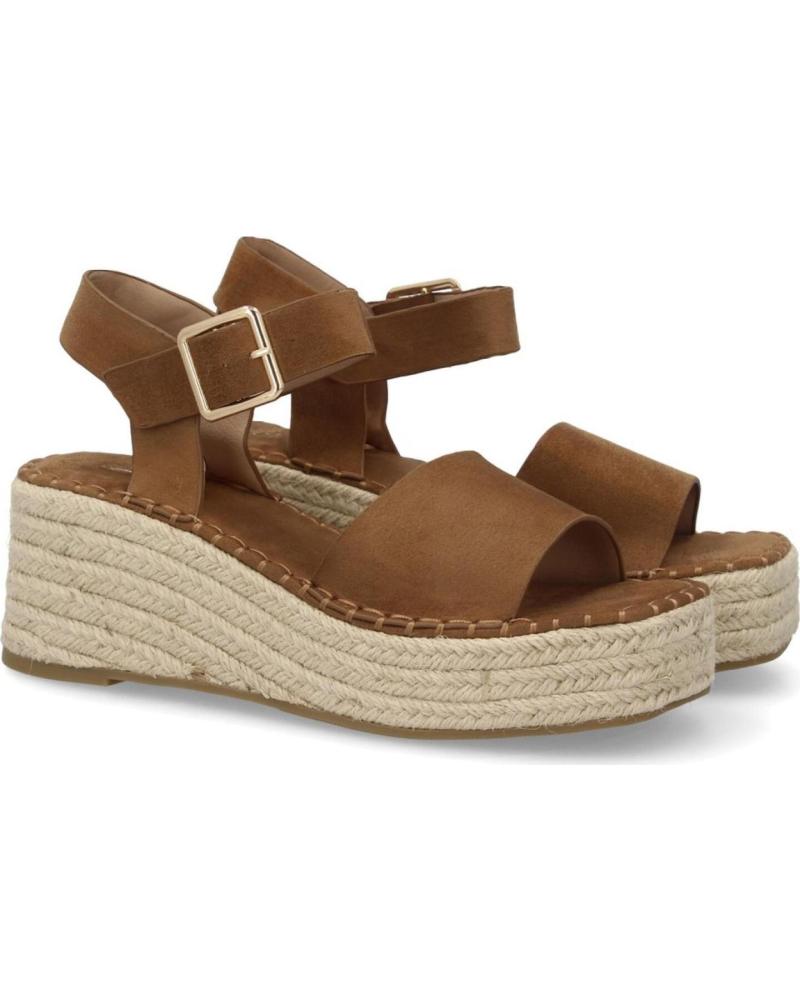 SPORT3PUNTO0 SANDALIA DE CUÑA CON PLATAFORMA Y CIERRE DE HEBILLA CF-5764 VARIOS COLORES