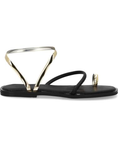 SPORT3PUNTO0 SANDALIA PLANA MINIMALISTA GZ-2A014 CON TIRAS METÁLICAS VARIOS COLORES