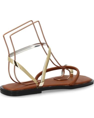 SPORT3PUNTO0 SANDALIA PLANA GZ-2A014 CON TIRAS METÁLICAS VARIOS COLORES