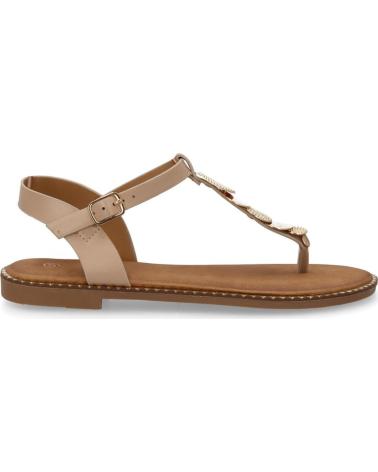 SPORT3PUNTO0 SANDALIAS PLANAS CON DETALLE DE ABALORIOS MODELO DD273 VARIOS COLORES