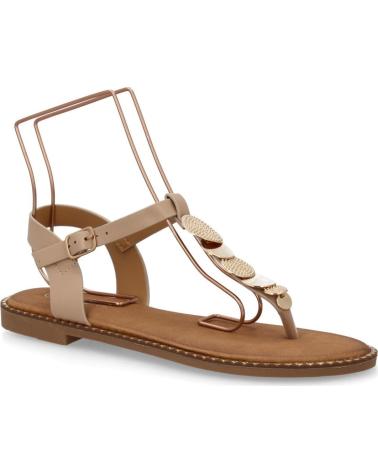 SPORT3PUNTO0 SANDALIAS PLANAS CON DETALLE DE ABALORIOS MODELO DD273 VARIOS COLORES