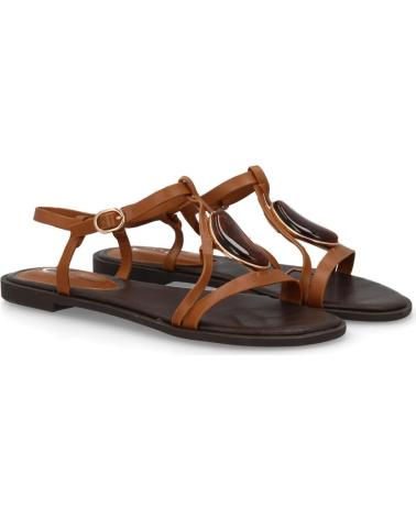 SPORT3PUNTO0 SANDALIA PLANA ESTILO T-STRAP CON DETALLE VARIOS COLORES
