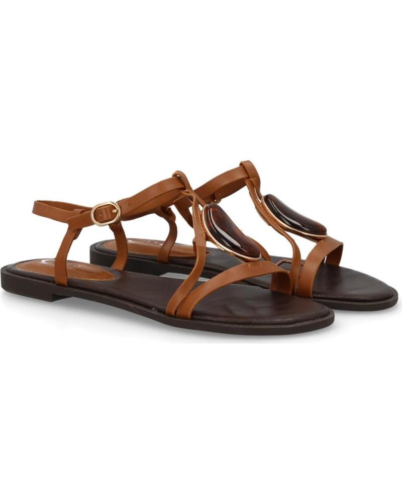 SPORT3PUNTO0 SANDALIA PLANA ESTILO T-STRAP CON DETALLE VARIOS COLORES