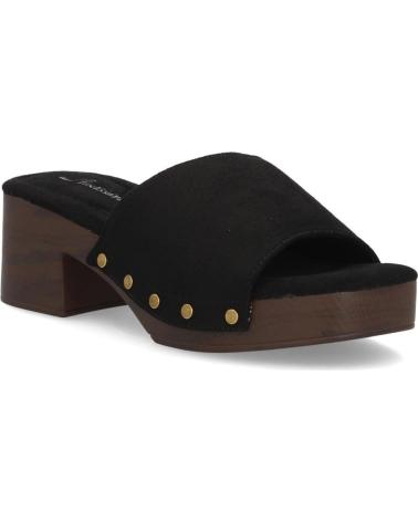 SPORT3PUNTO0 ZUECOS DE TACÓN CON TACHUELAS Y ACABADO EN ANTE VARIOS COLORES