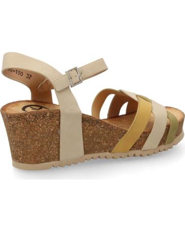 SPORT3PUNTO0 SANDALIAS DE CUÑA SS-100-APRICOT VARIOS COLORES
