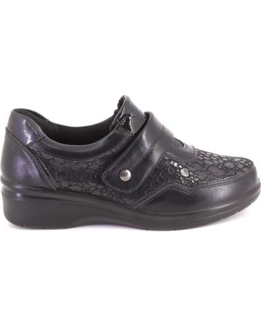 AMARPIES AMARPIES 27073 ZAPATO CONFORT CIERRE ADHESIVO NEGRO
