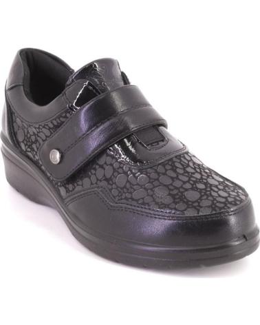 AMARPIES AMARPIES 27073 ZAPATO CONFORT CIERRE ADHESIVO NEGRO
