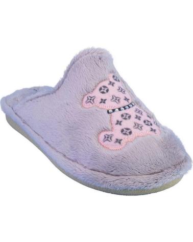 GARZON ZAPATILLAS DE CASA P482 275 CON DISEÑO DE OSO GRIS