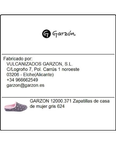 GARZON ZAPATILLAS DE CASA GARZÓN 12000 580 GRIS