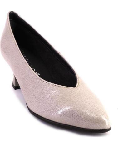 PITILLOS ZAPATO DE TACÓN MEDIO PITILLOS 10855 PIEDRA