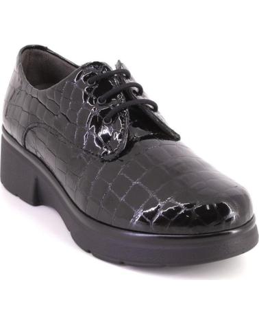 PITILLOS ZAPATO 10751 CON CORDONES Y PLATAFORMA NEGRO