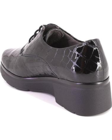 PITILLOS ZAPATO 10751 CON CORDONES Y PLATAFORMA NEGRO