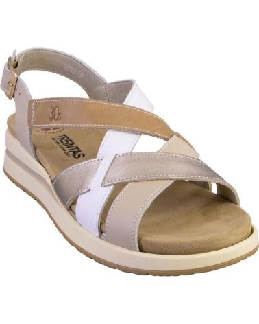 TREINTAS SANDALIAS 4535 PIEL CON TIRAS CRUZADAS CUERO