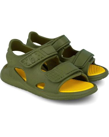 BIOMECANICS SANDALIA BIOGATEO 262295 EN TONO OLIVA Y AMARILLO KAKYC801