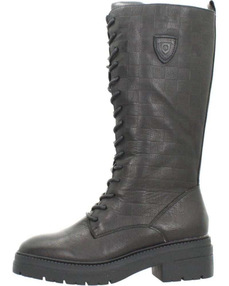 CARMELA BOTA ALTA CORDONES MODELO 68030C NEGRO
