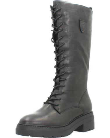 CARMELA BOTA ALTA CORDONES MODELO 68030C NEGRO