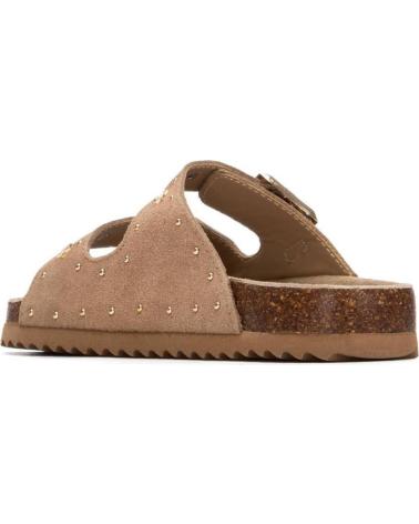 XTI SANDALIAS BIO 153044 CON DOBLE HEBILLA CAMEL