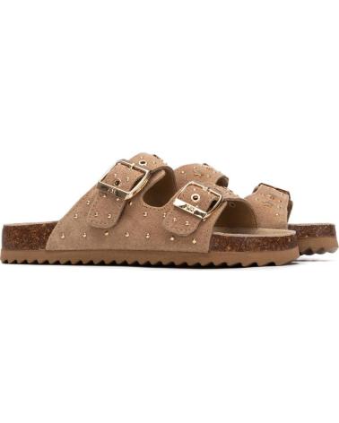 XTI SANDALIAS BIO 153044 CON DOBLE HEBILLA CAMEL