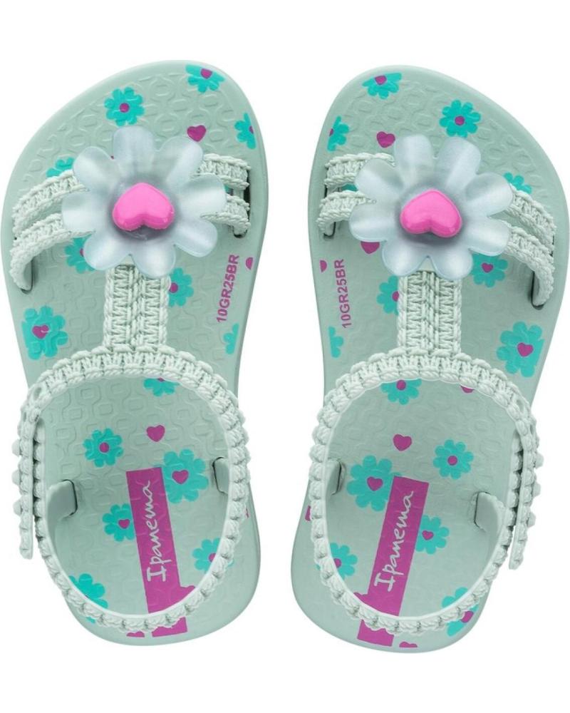 IPANEMA SANDALIAS IPANEMA CON DETALLE FLORAL IP83355 VERDE