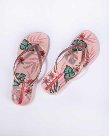 IPANEMA CHANCLAS IP83759BL502 CON ESTAMPADO TROPICAL ROSA