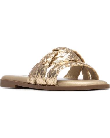 XTI SANDALIAS PLANAS XTI 145374 CON TIRAS TRENZADAS ORO