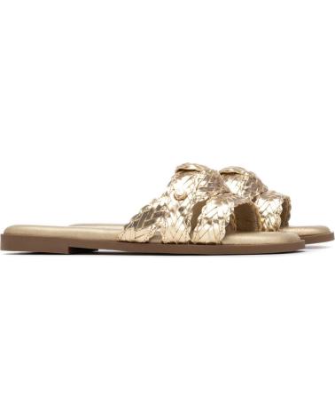 XTI SANDALIAS PLANAS XTI 145374 CON TIRAS TRENZADAS ORO