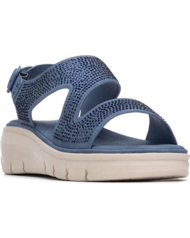 XTI SANDALIA PLATAFORMA CON TIRAS CRUZADAS 145399 JEANS