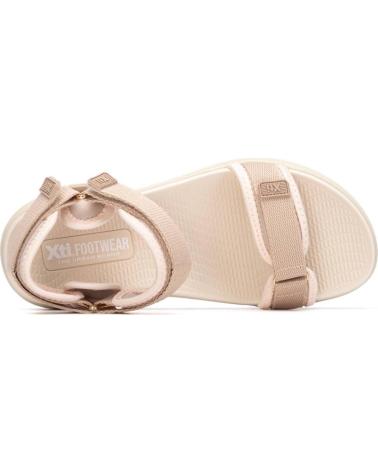 XTI SANDALIA DEPORTIVA CON TIRAS AJUSTABLES Y PLATAFORMA NUDE