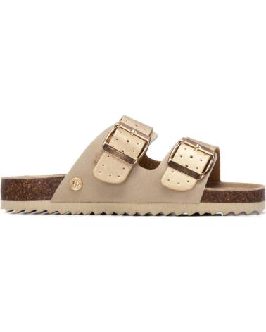 XTI SANDALIAS DOBLE HEBILLA ANATÓMICAS BEIGE
