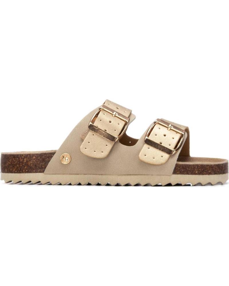 XTI SANDALIAS DOBLE HEBILLA ANATÓMICAS BEIGE