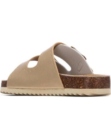 XTI SANDALIAS DOBLE HEBILLA ANATÓMICAS BEIGE