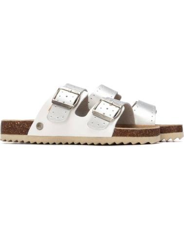 XTI SANDALIA BIO DOBLE HEBILLA PLATA