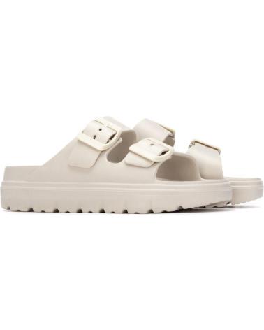XTI SANDALIAS DE PLATAFORMA CON HEBILLAS AJUSTABLES BEIGE