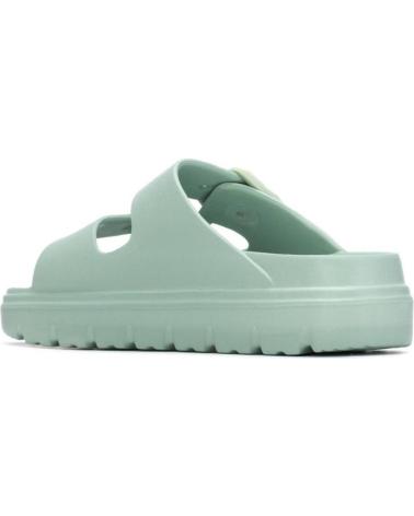 XTI SANDALIA PLATAFORMA CON DOBLE HEBILLA AQUA