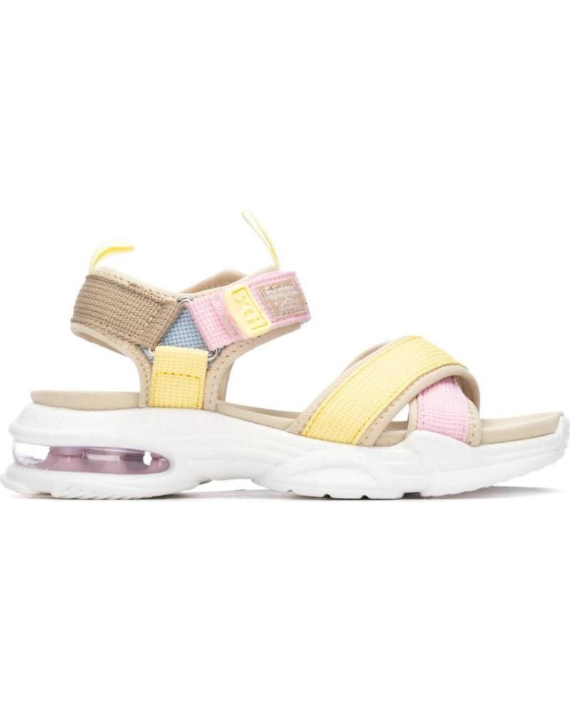 XTI SANDALIA DEPORTIVA CON TIRAS AJUSTABLES Y SUELA ERGONÓMICA BEIGE