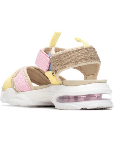 XTI SANDALIA DEPORTIVA CON TIRAS AJUSTABLES Y SUELA ERGONÓMICA BEIGE