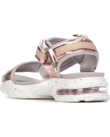 XTI SANDALIAS DEPORTIVAS CON CIERRE DE VELCRO Y PLATAFORMA ORO
