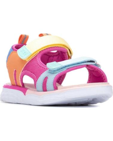XTI SANDALIA DEPORTIVA MULTICOLOUR CON CIERRE DE VELCRO FUCSIA