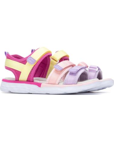 XTI SANDALIA DEPORTIVA MULTICOLOR CON CIERRE DE VELCRO FUCSIA
