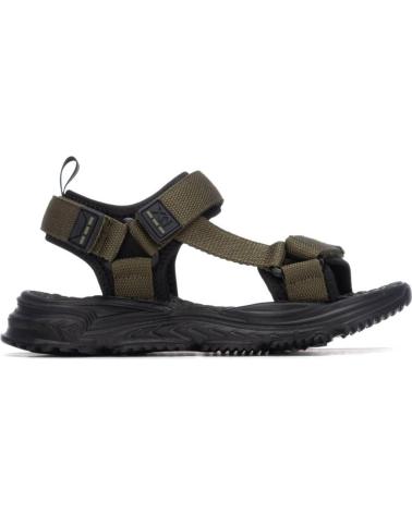 XTI SANDALIA DEPORTIVA CON CIERRE DE VELCRO 153112 KAKI
