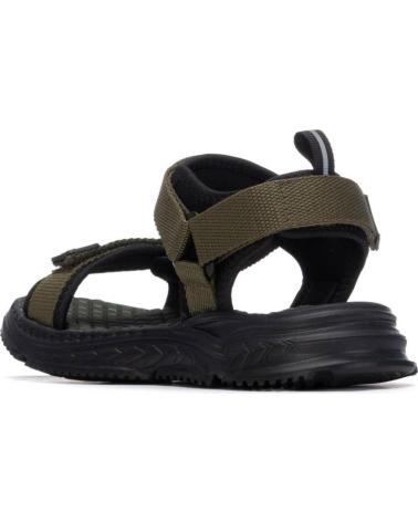 XTI SANDALIA DEPORTIVA CON CIERRE DE VELCRO 153112 KAKI