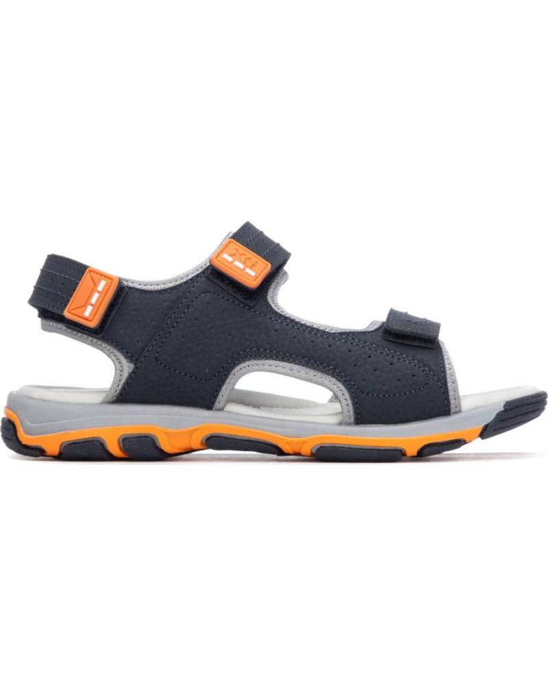 XTI SANDALIA VELCROS AZUL