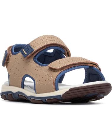 XTI SANDALIA TREKKING CON CIERRE DE VELCRO BEIGE