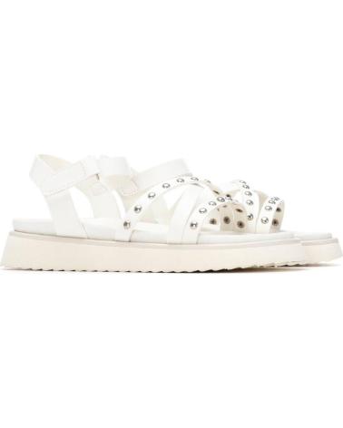 XTI SANDALIA XTI 153125 CON TACHUELAS Y PLATAFORMA BLANCO