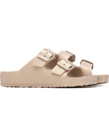 XTI SANDALIA BIO DE DOBLE HEBILLA BEIGE