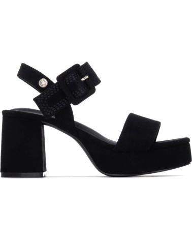 REFRESH SANDALIA REFRESH 175262 DE TACÓN BLOQUE Y PLATAFORMA NEGRO