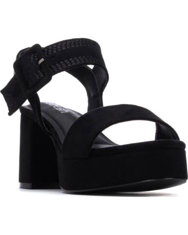 REFRESH SANDALIA REFRESH 175262 DE TACÓN BLOQUE Y PLATAFORMA NEGRO