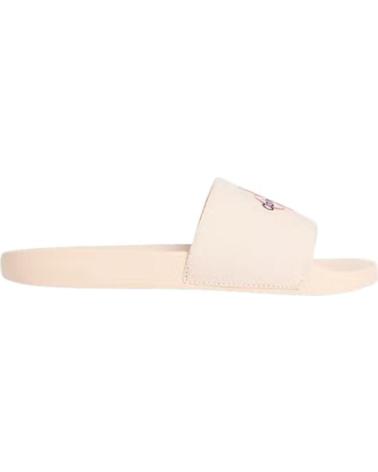 CALVIN KLEIN SANDALIAS CALVIN KLEIN ESS SLIDE CON LOGO BEIGE