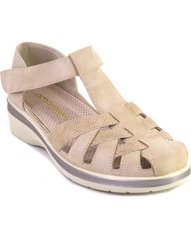 AMARPIES SANDALIA CERRADA CON CIERRE DE VELCRO AMARPIES 30029 ARENA